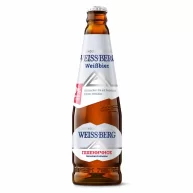 Пиво "WeissBerg" пшеничное безалкогольное 0,44 л.
